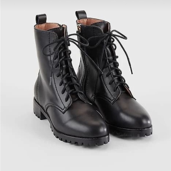 J. Jill Naomi Lace Up Boots in Black - Picture 1 of 5